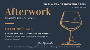 afterwork beaujolais nouveau arles