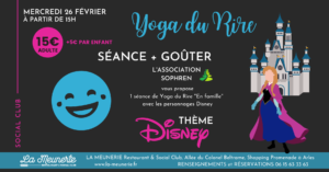 yoga du rire à Arles sur le thème Disney