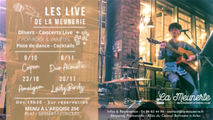 les live de la meunerie arles concerts restaurants