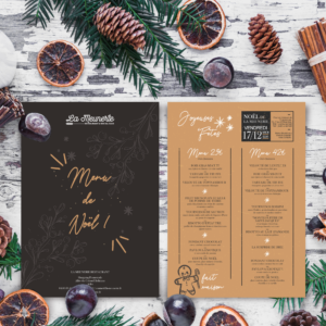 restaurant menus noël arles la meunerie