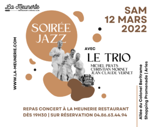 soirée jazz restaurant arles la meunerie