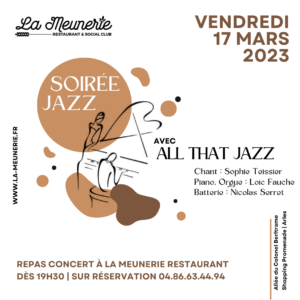 soirée musicale restaurant arles La Meunerie