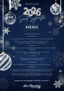 réveillon jour de l'an 2026 restaurant Arles La Meunerie